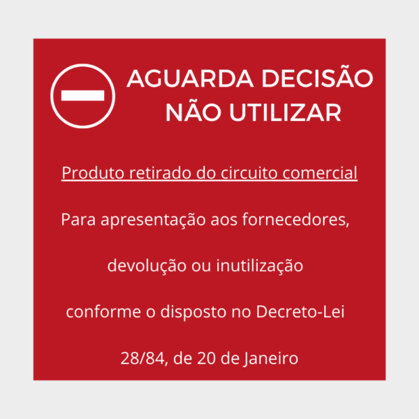 Etiquetas para ID de produto não conforme