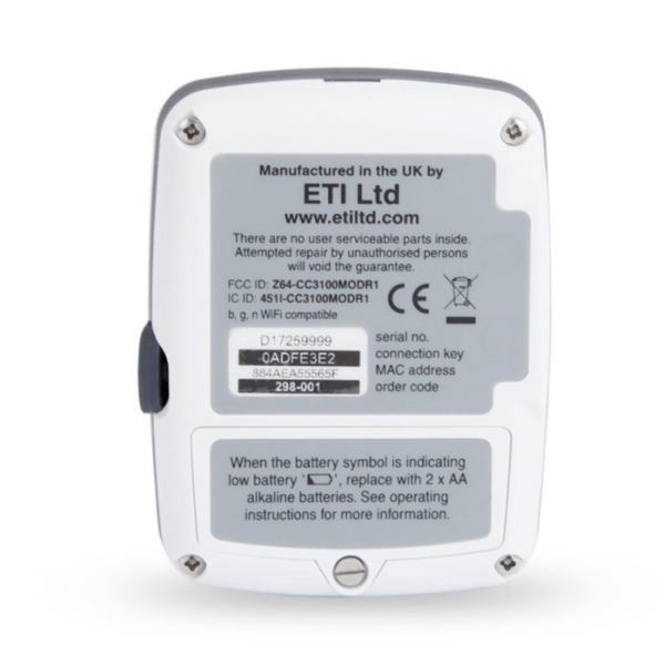 Labset Registador ThermaData TD sem fios_2 Registador ThermaData TD sem fios vista traseira