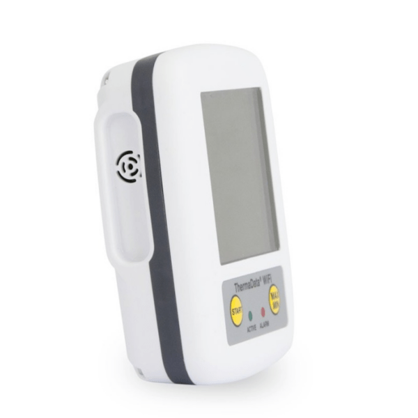 Labset Registador ThermaData TD sem fios_3 Registador ThermaData TD sem fios vista lateral