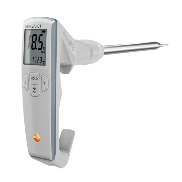 Labset Testador óleos testo 270 BT_2 Controlador da qualidade de óleos alimentares