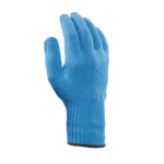 luva anti-corte em malha azul