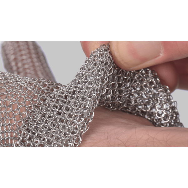 Labset luva malha metálica_detalhe luva malha metálica
