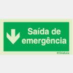 Sinalização saida