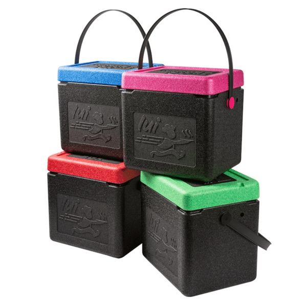 Caixa isotérmica para take away multicolor