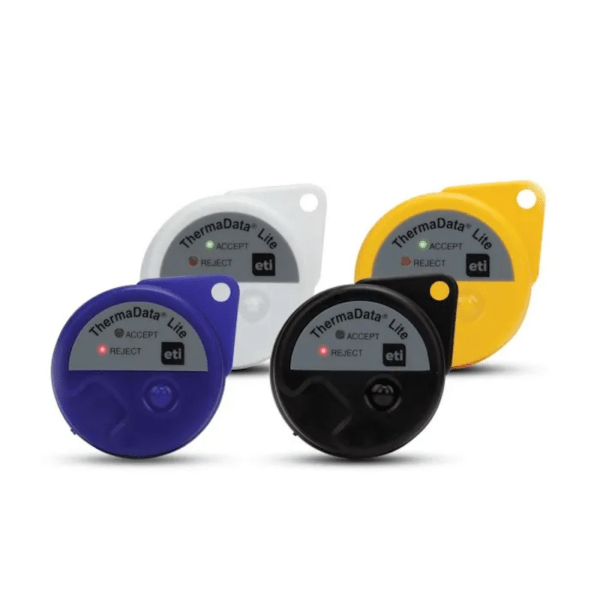 Labset registador ThermaData Lite_detalhe Registador ThermaData Lite com cores diferentes