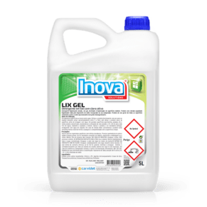 Detergente em gel com cloro ativo