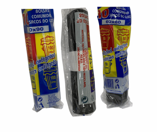 Sacos do lixo variado