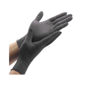 Luvas nitrilo preto